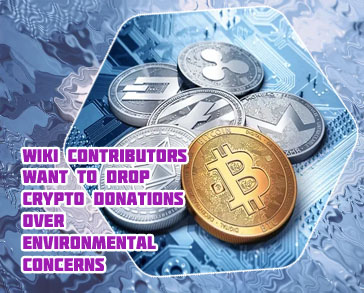 Wikipedia to accepting crypto donations environmental